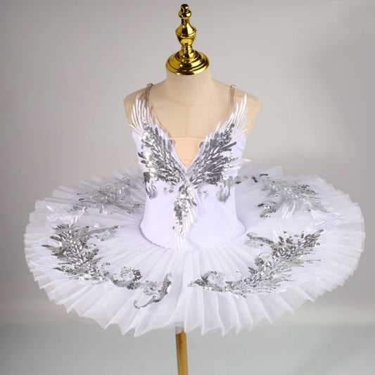 Professional ballet costume white swan dance princess dress children's dance dress professional performance outfit