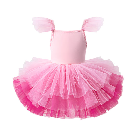 Tutu dress toddler dance dress ballet dress kids princess dress baby girl Performance dress