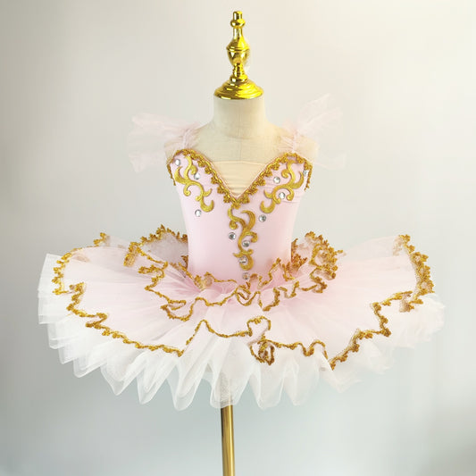 Ballet dance skirt, children's professional performance dress, puff skirt, tutu dress, little swan dance costume