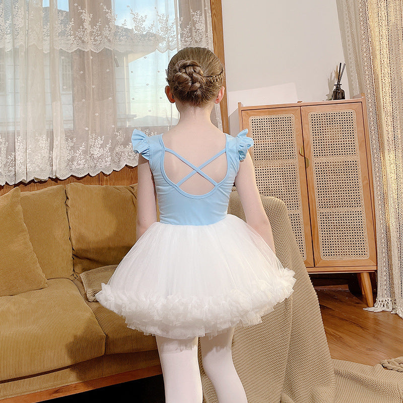 blue and gold 15 dress Skylar Blue Tulle Tutu Dress 2 Years main image 0