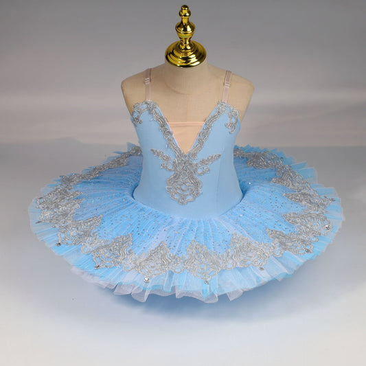 Purple Ballet tutu dress for girls blue Netting fabric Princess dress Swan Dance Performance Costume Performance dance dress