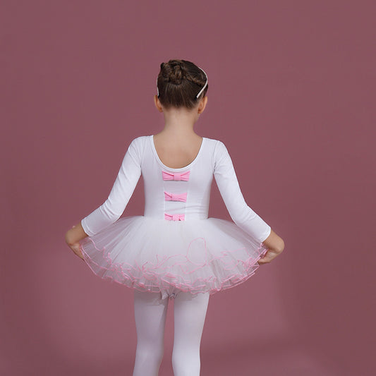 White kids Detachable Tutu Dance Costume Princess dress Girls Ballet Gauze Dress (Toddler/Little Girl/Big Girl)