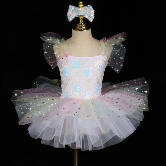 Performance dress ballet dress kindergarten dancing dress professional performance Little Swans dress