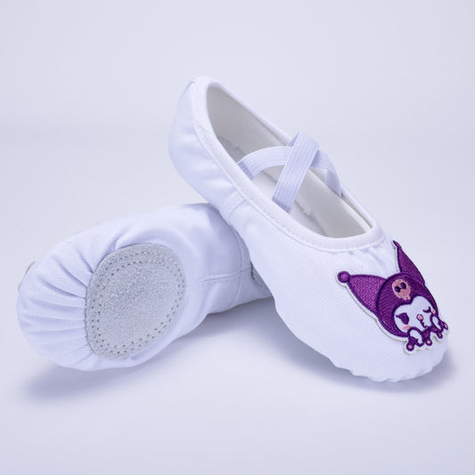 Kulomi Embroidered Dance Shoes - Children's Soft-soled Ballet Shoes - Cat Claw Anti-slip Shoes - Performance Shoes