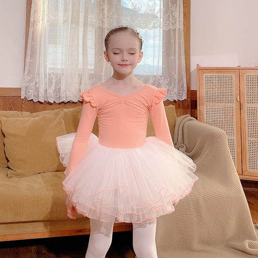 Crisscross Back kids  Ballet Leotards with white Skirt  Ballerina Outfit   Detachable Tutu Dance Costume for girls