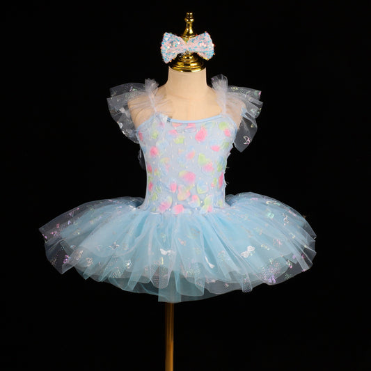 Ballet tutu dress for girls Swan Dance Performance Costume Performance dance dress for children Netting fabric Princess dress