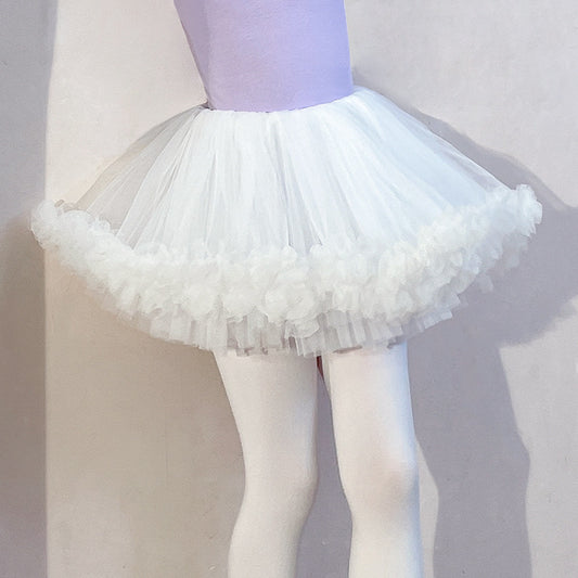 Purple lace back ballet leotard for kids Gymwear / Performance Costumes Solid/Training wear for kids /short/long sleeve