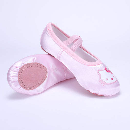 Children's ballet shoes  soft soles, cat claw shoes anti-slip shoes ethnic dance and yoga shoes  figure shoes