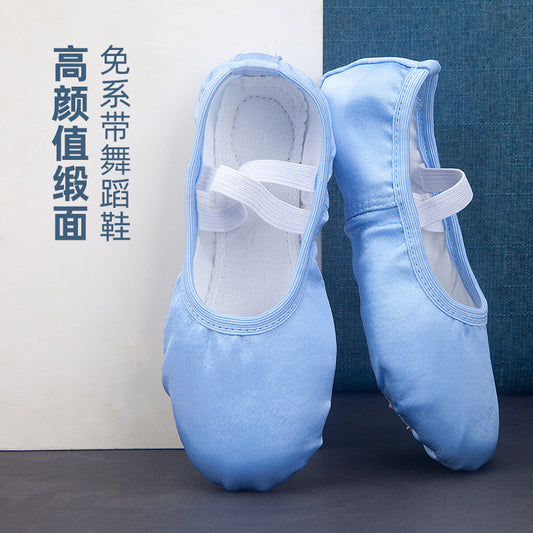 Children's dance shoes, yoga shoes, anti-slip ballet shoes, soft-bottom cat-claw shoes, performance shoes