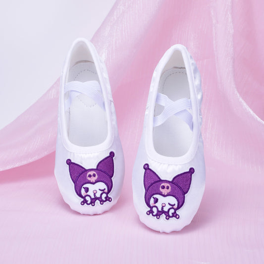 Girls' dance shoes, training shoes, children's ballet shoes, baby dancing shoes, Koloimi stage performance cat-claw shoes