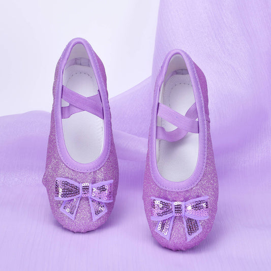 Gritt Shiny Dance Shoes, Children's Soft-Topped Dance Shoes, Kindergarten Baby Performance Shoes